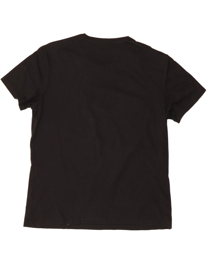 MASSIMO DUTTI Mens T-Shirt Top Large Black Vintage Massimo Dutti and Second-Hand Massimo Dutti from Messina Hembry 
