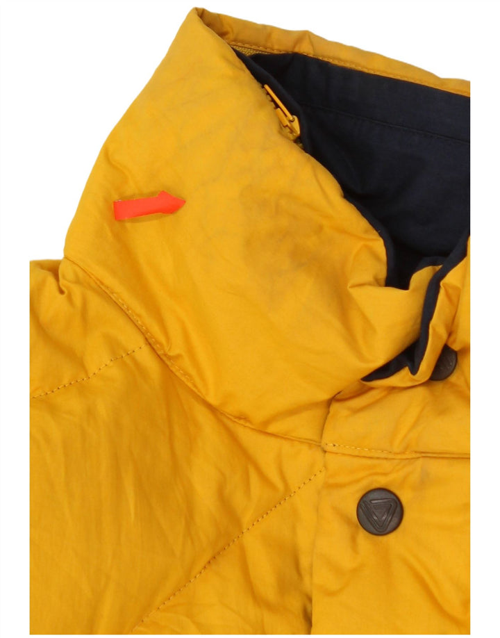 Jaqueta acolchoada reversível masculina DOLOMITE UK 42 XL algodão amarelo