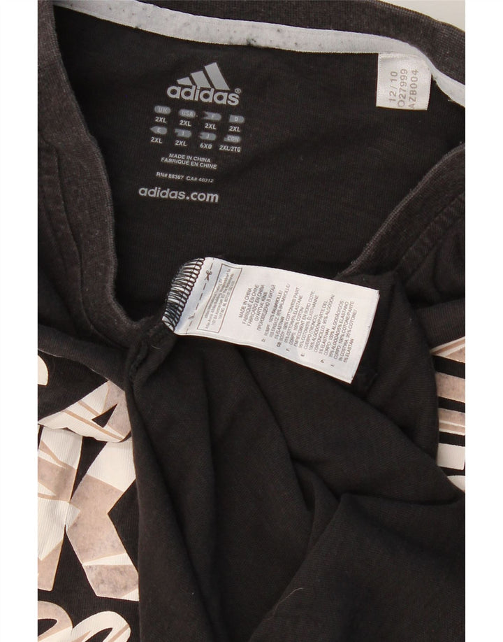 Camiseta Adidas Masculina Los Angeles Lakers Graphic 2XL Algodão Preto