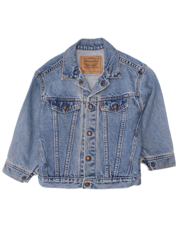 Jaqueta jeans Levi's Boys 4-5 anos azul
