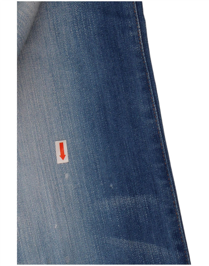 Diesel feminino Bootzee Slim Bootcut jeans W25 L30 algodão azul