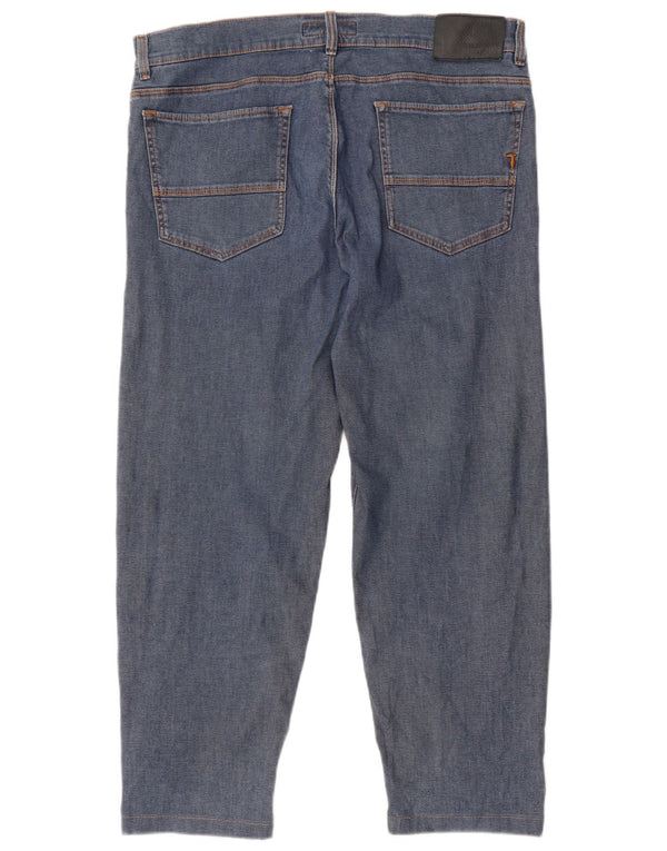 Trussardi Mens Straight Jeans IT 52 XL W38 L28 Azul