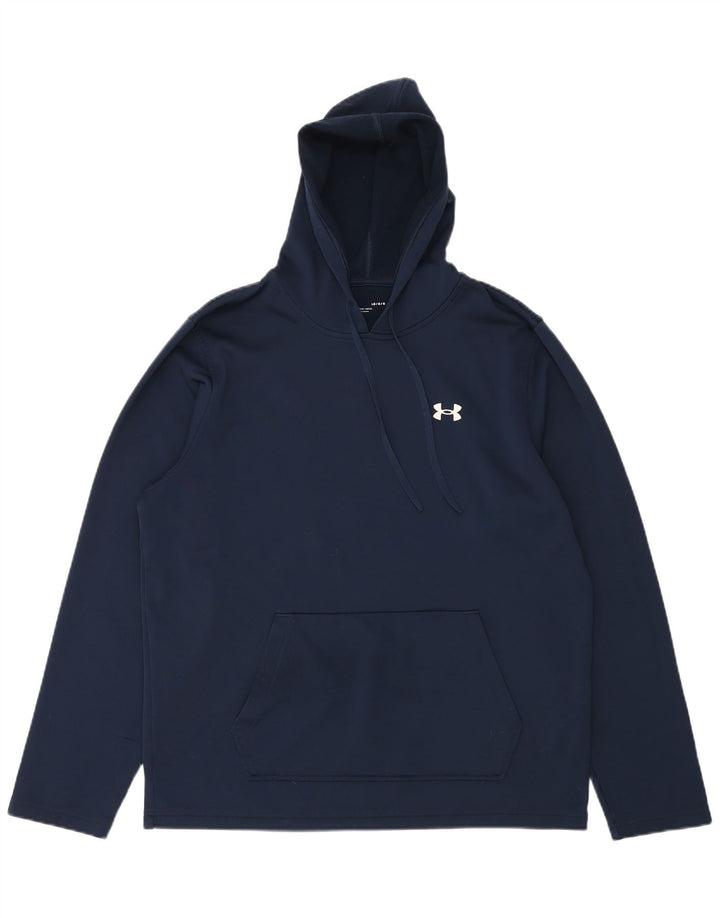 UNDER ARMOUR Suéter masculino com capuz grande poliéster azul marinho