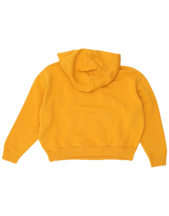 TOMMY JEANS Suéter oversized feminino UK 6 XS algodão amarelo
