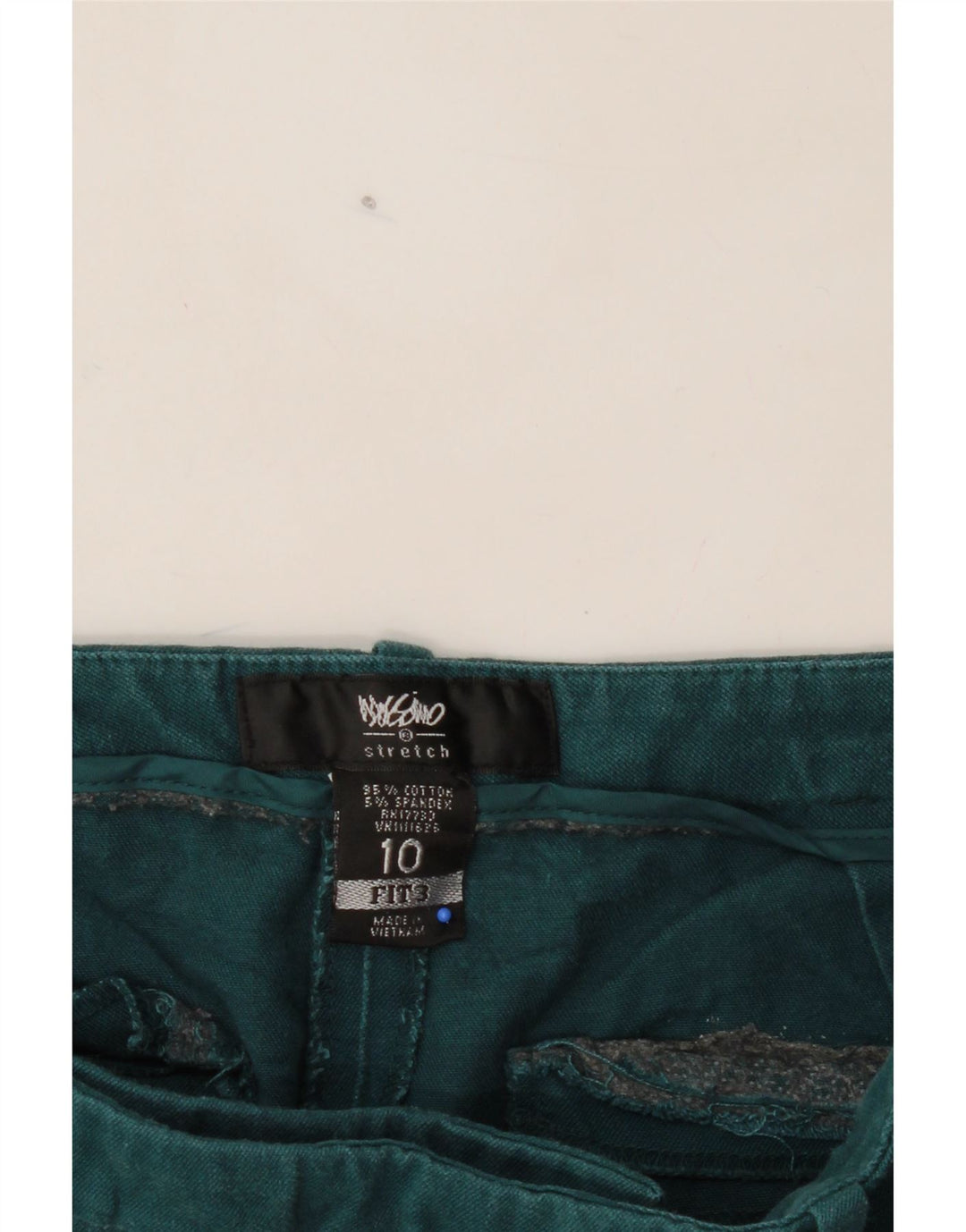 MOSSIMO Womens Slim Chino Trousers US 10 Large W32 L24 Green Cotton Vintage Mossimo and Second-Hand Mossimo from Messina Hembry 