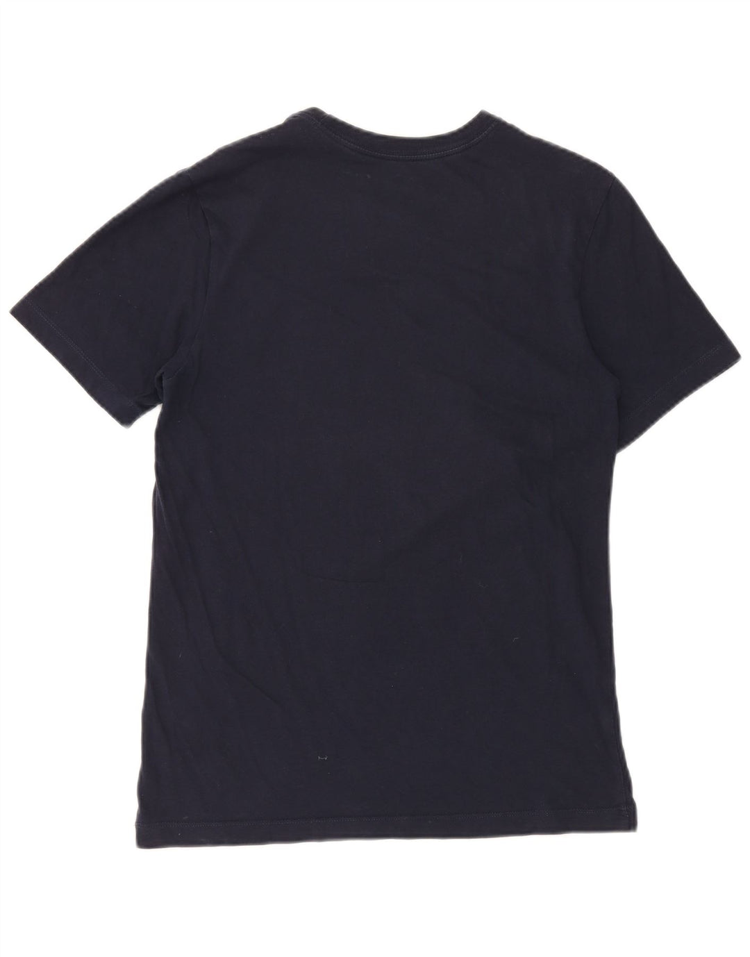 Camiseta Nike masculina gráfica top pequeno algodão azul marinho