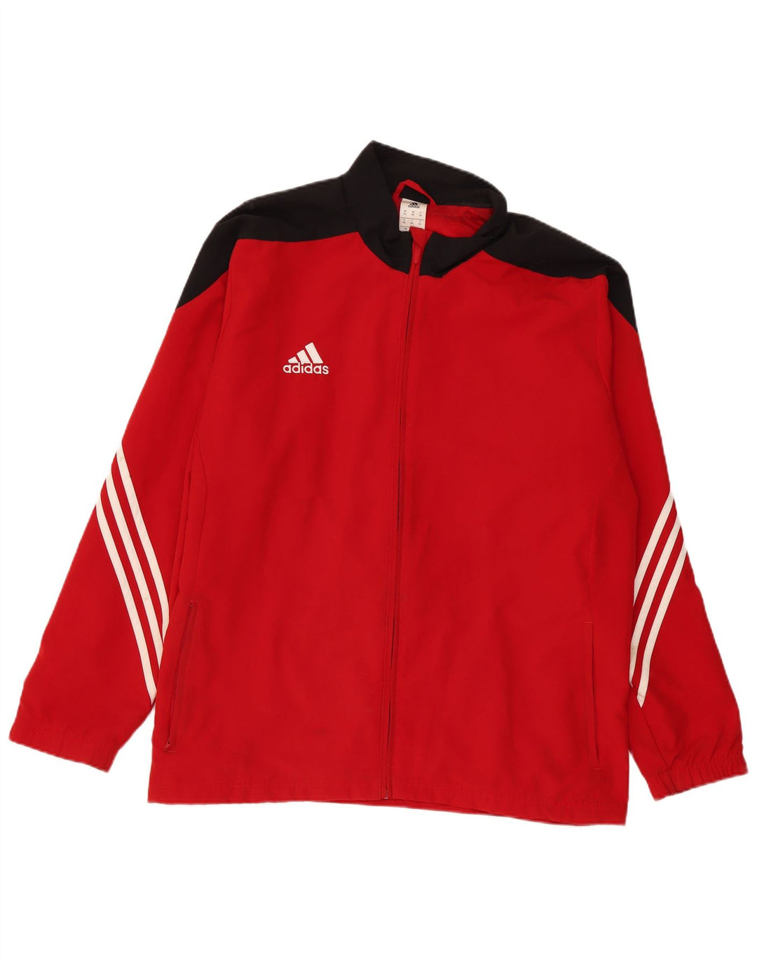 Adidas Mens Treino Top Jacket 2XL Vermelho Colorblock Poliéster