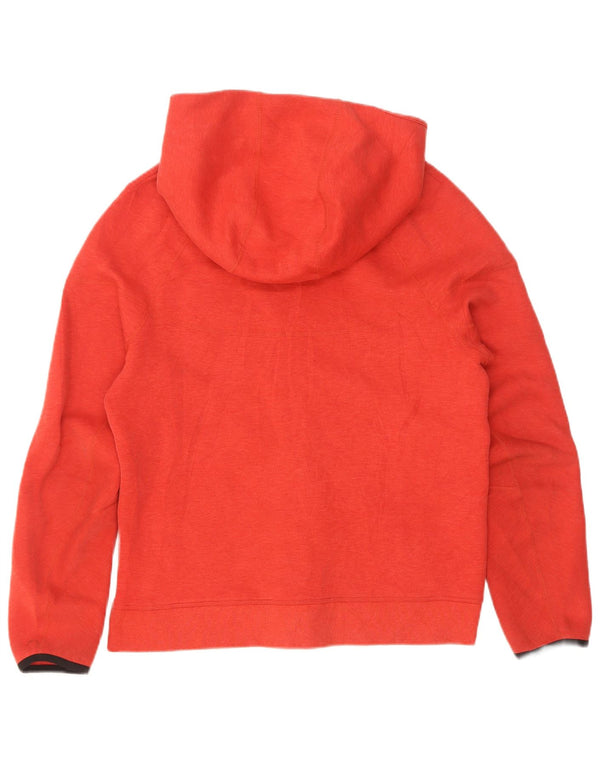 Suéter Nike feminino com capuz e zíper UK 18 XL vermelho algodão