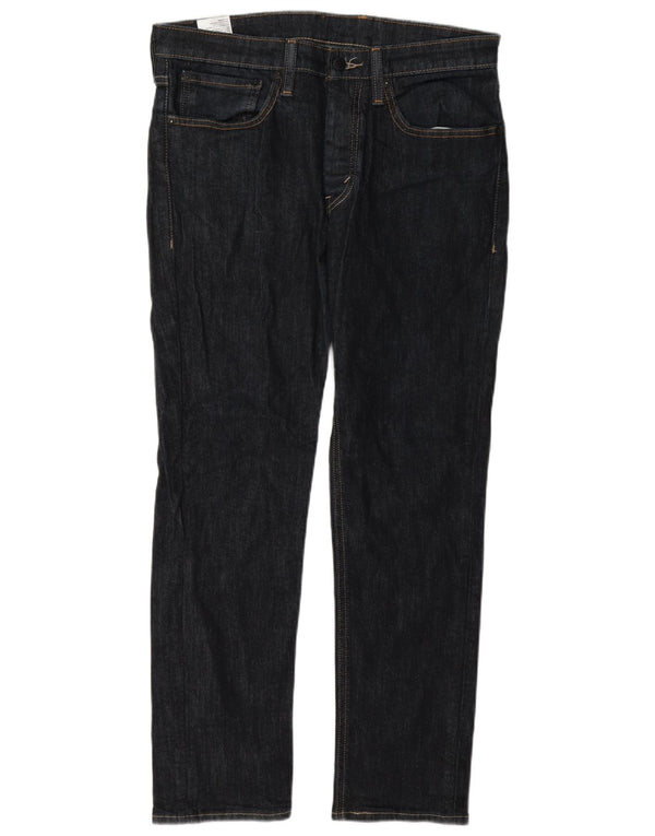 Levi's Masculino 511 Slim Jeans W34 L30 Azul Marinho Algodão