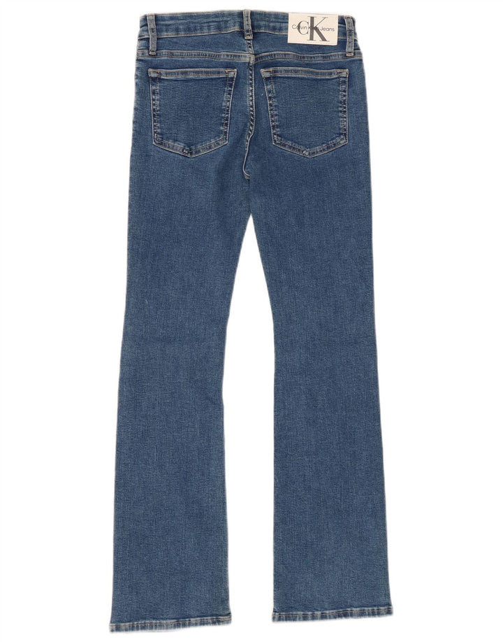 CALVIN KLEIN Jeans Bootcut para meninas 11-12 anos W26 L28 Azul Algodão