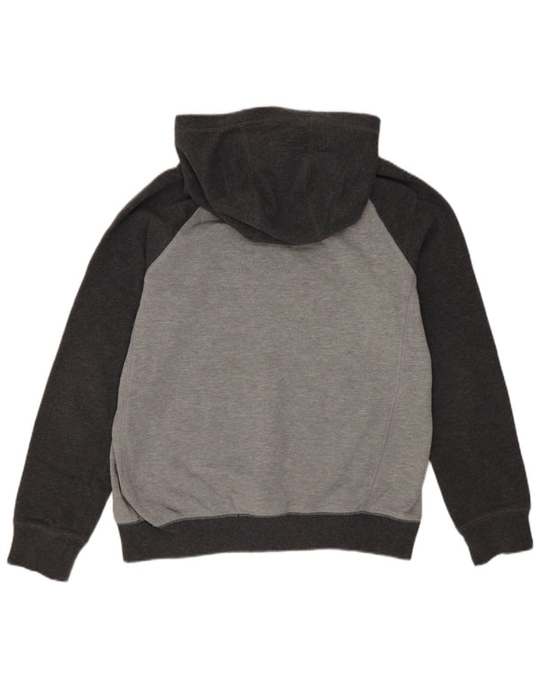 Adidas Meninos Graphic Hoodie Jumper 10-11 Anos Cinza Médio Colourblock