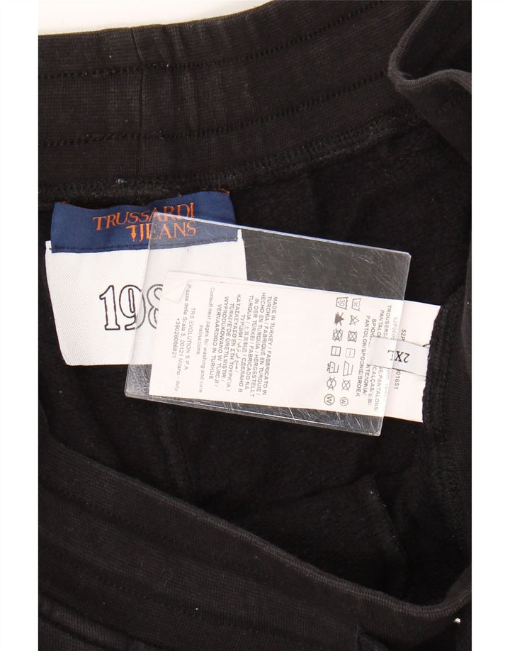 Trussardi Feminino UK 20 2XL Algodão Preto