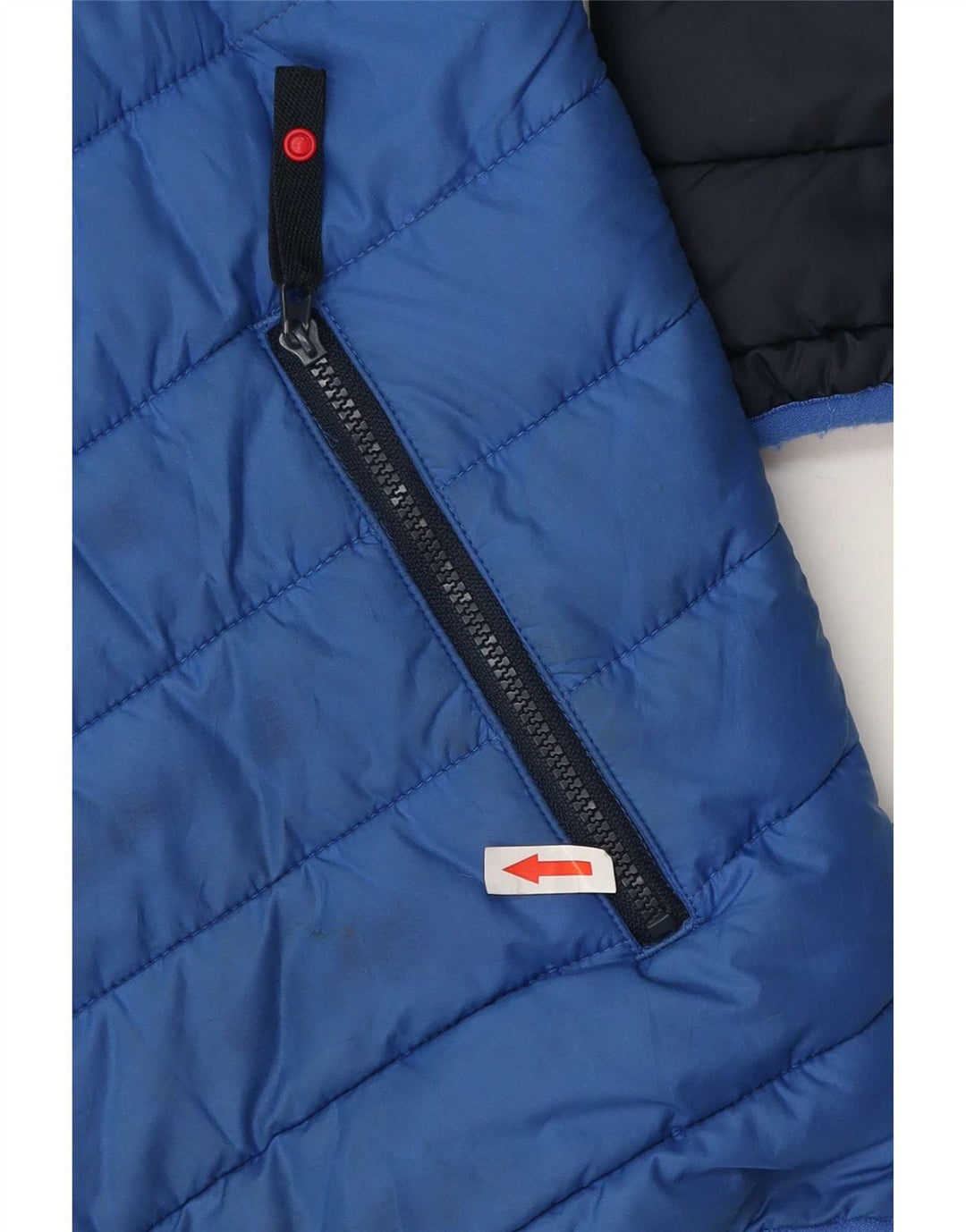 Jaqueta acolchoada com capuz para meninos Jack Wolfskin 13-14 anos azul poliéster