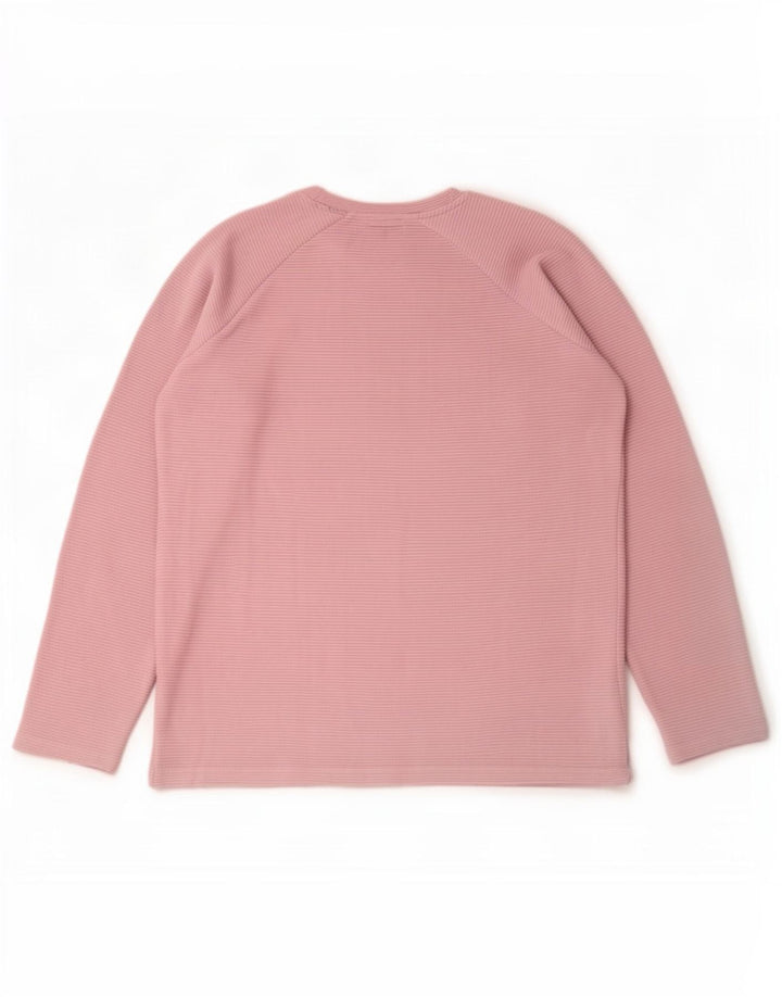Top masculino Marks & Spencer manga comprida médio roxo