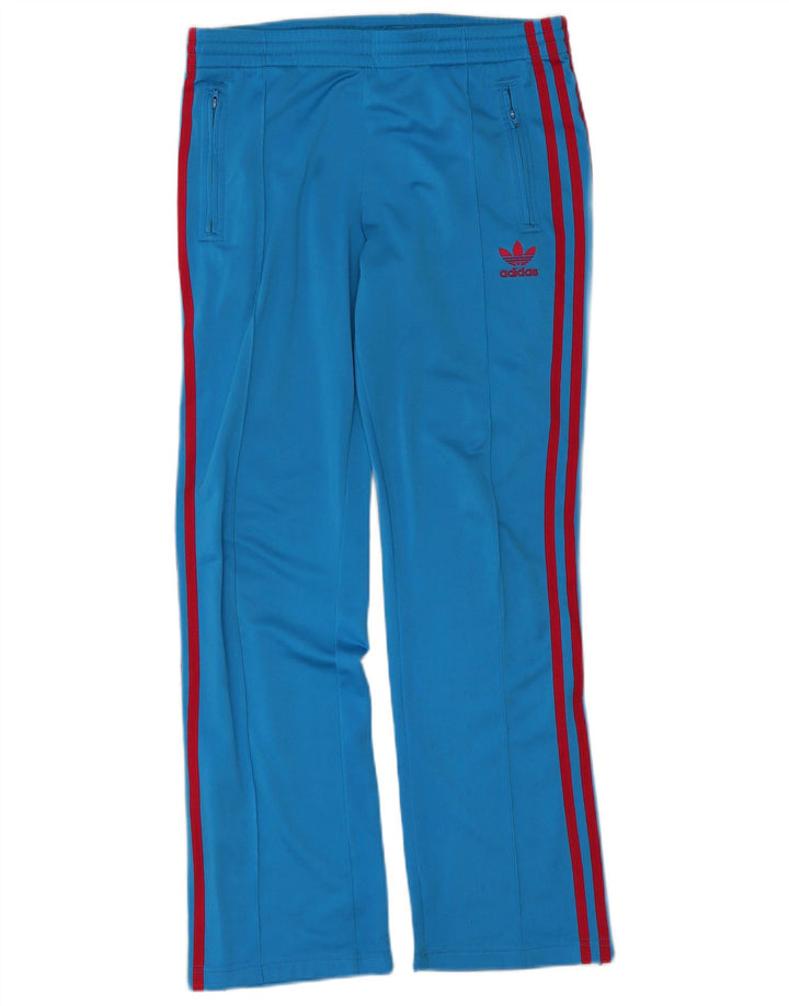 Calça de treino feminina Adidas EU 34 XS azul poliéster