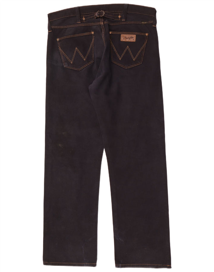 Wrangler Masculino Casey Straight Jeans W36 L34 Algodão Preto