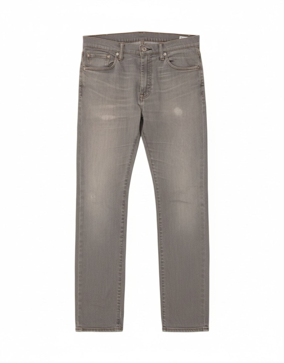 LEVI'S Masculino 508 Distressed Tapered Jeans W33 L32 Algodão Cinza