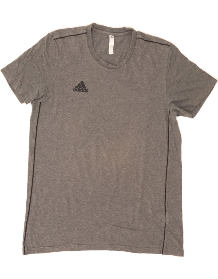 ADIDAS Mens T-Shirt Top Large Grey Cotton Vintage Adidas and Second-Hand Adidas from Messina Hembry 