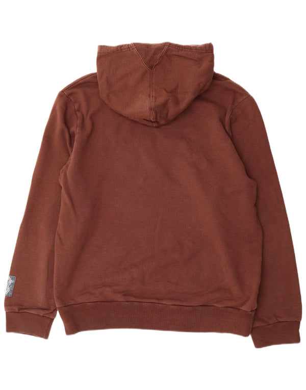 Suéter com capuz gráfico masculino Gas 2XL marrom