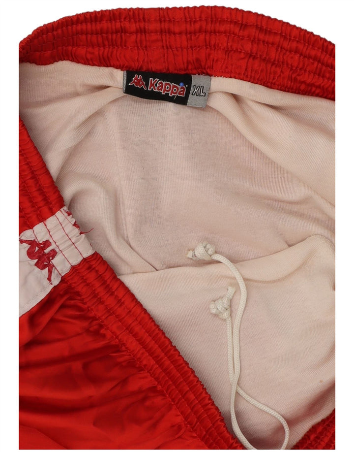 Kappa Mens Graphic Sport Shorts XL Vermelho Colorblock Poliéster