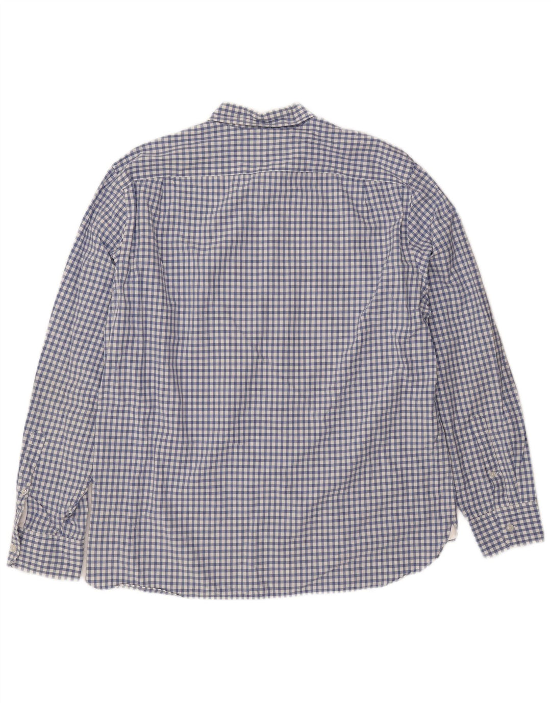 Camisa masculina J. CREW XL azul xadrez algodão
