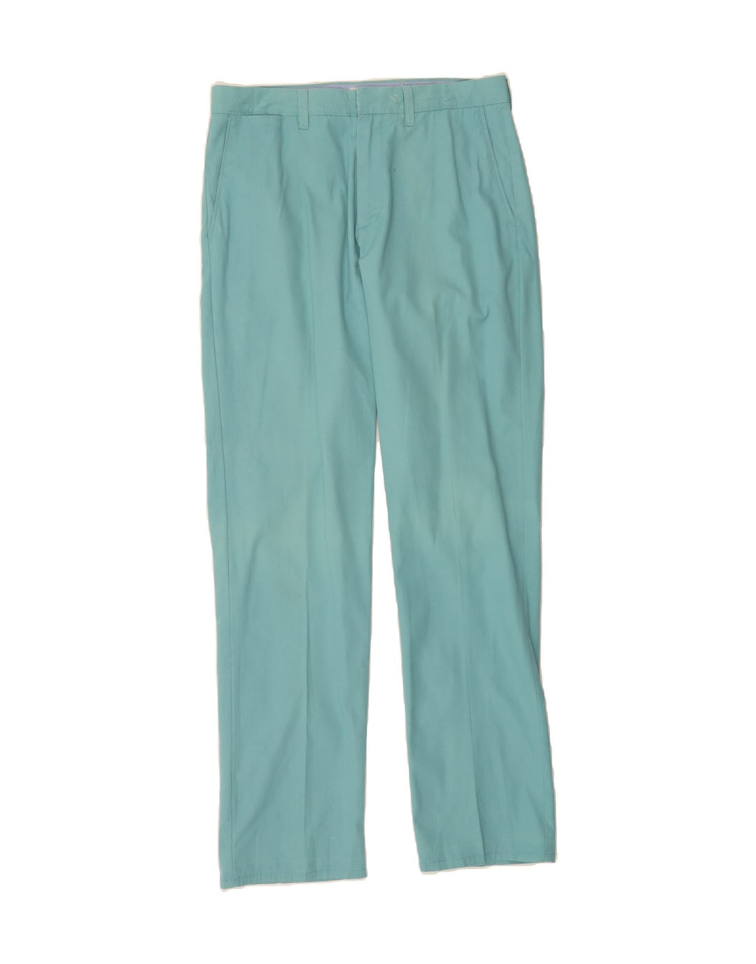 J. CREW Womens Straight Chino Trousers W31 L32 Turquoise Cotton Vintage J. Crew and Second-Hand J. Crew from Messina Hembry 