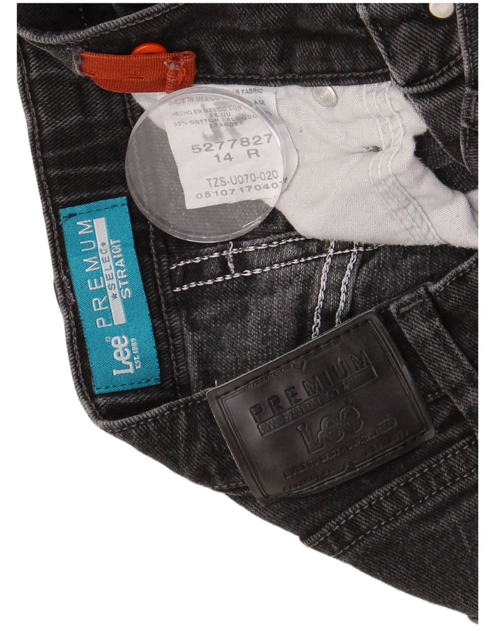 LEE Boys Jeans retos 13-14 anos W26 L28 algodão preto