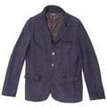 Jaqueta blazer de 3 botões Zara Boys 13-14 anos XL azul marinho algodão