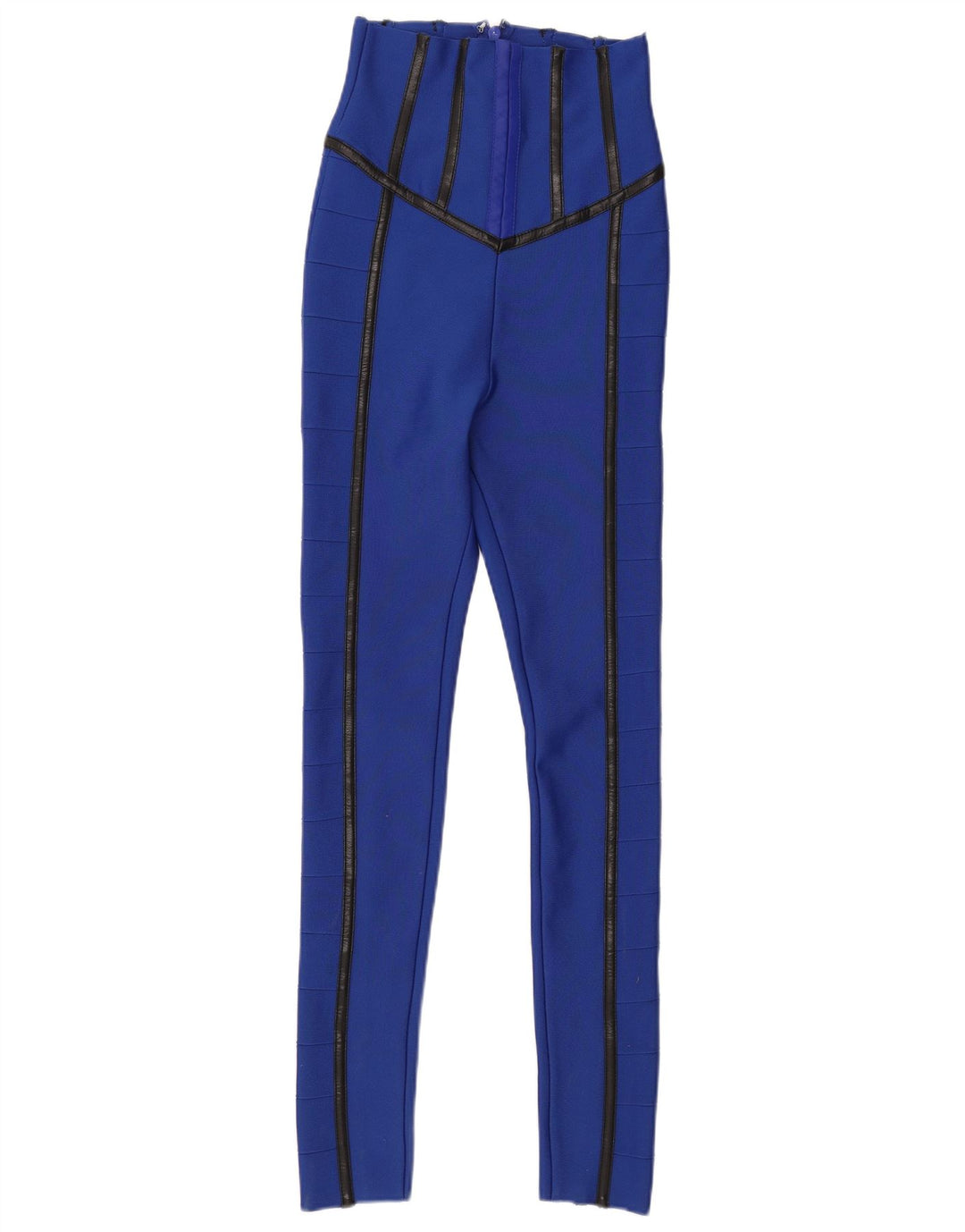 Leggings femininos KAREN MILLEN UK 6 XS azul poliéster