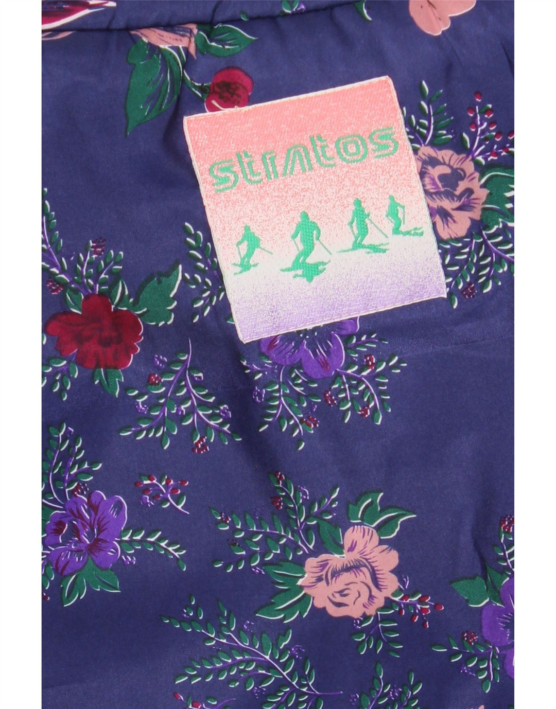 Jaqueta de esqui oversized reversível feminina Stratos EU 44 XL roxo poliéster