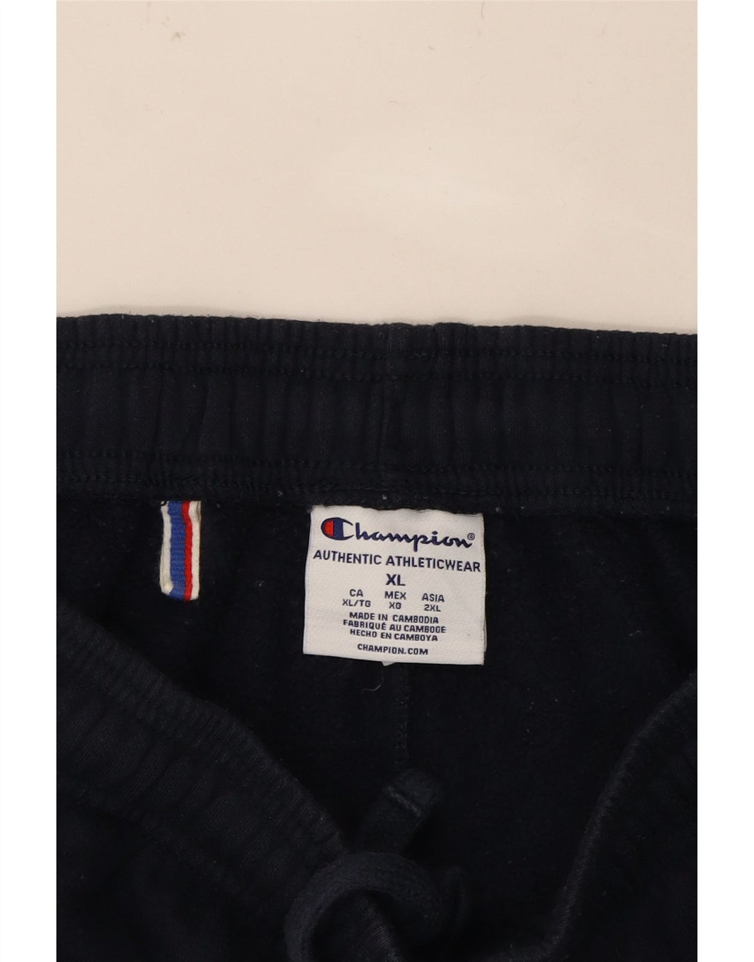 CHAMPION Mens Tracksuit Trousers XL Navy Blue Cotton Vintage Champion and Second-Hand Champion from Messina Hembry 