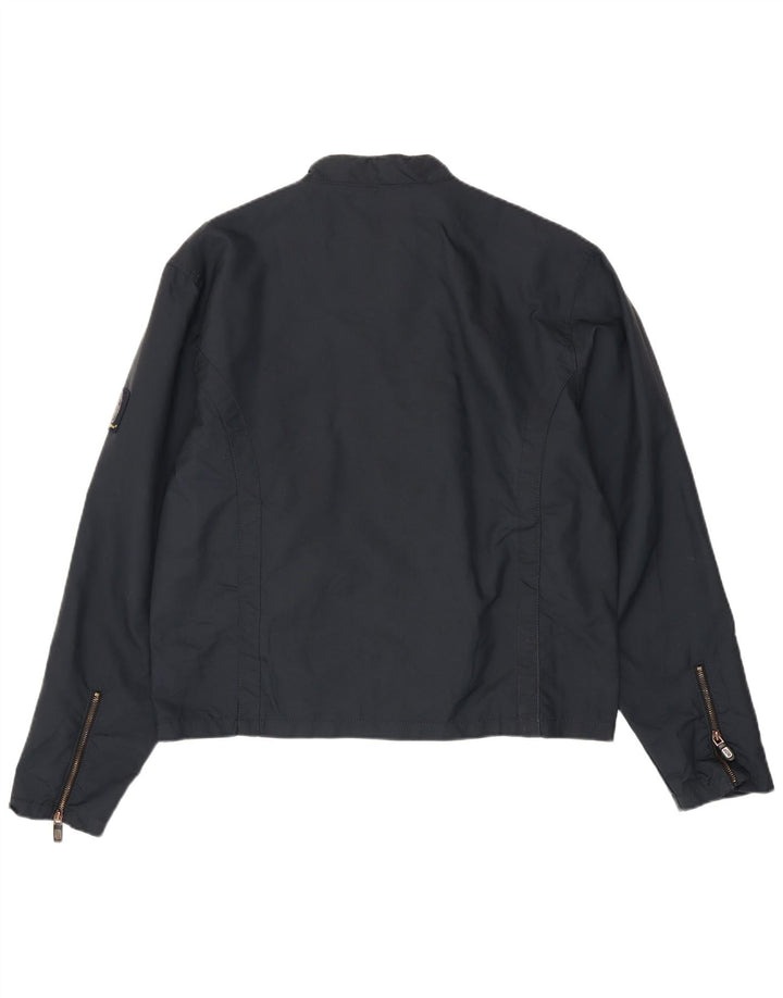 Jaqueta bomber masculina Refrigue UK 44 2XL azul marinho Colourblock Nylon