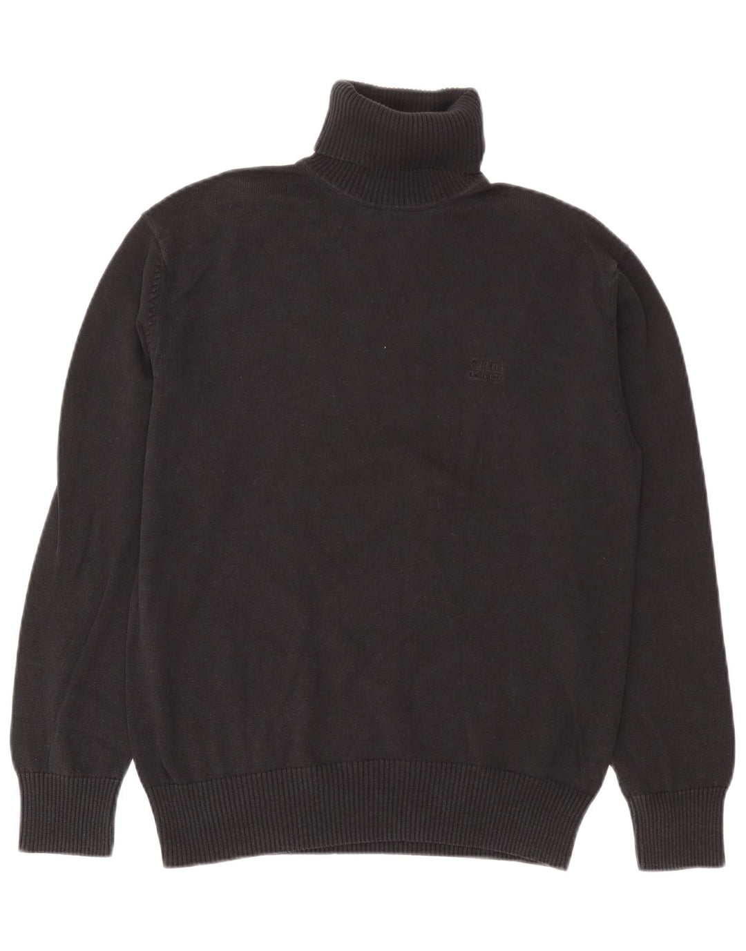 Suéter masculino Esprit com gola redonda e algodão cinza médio