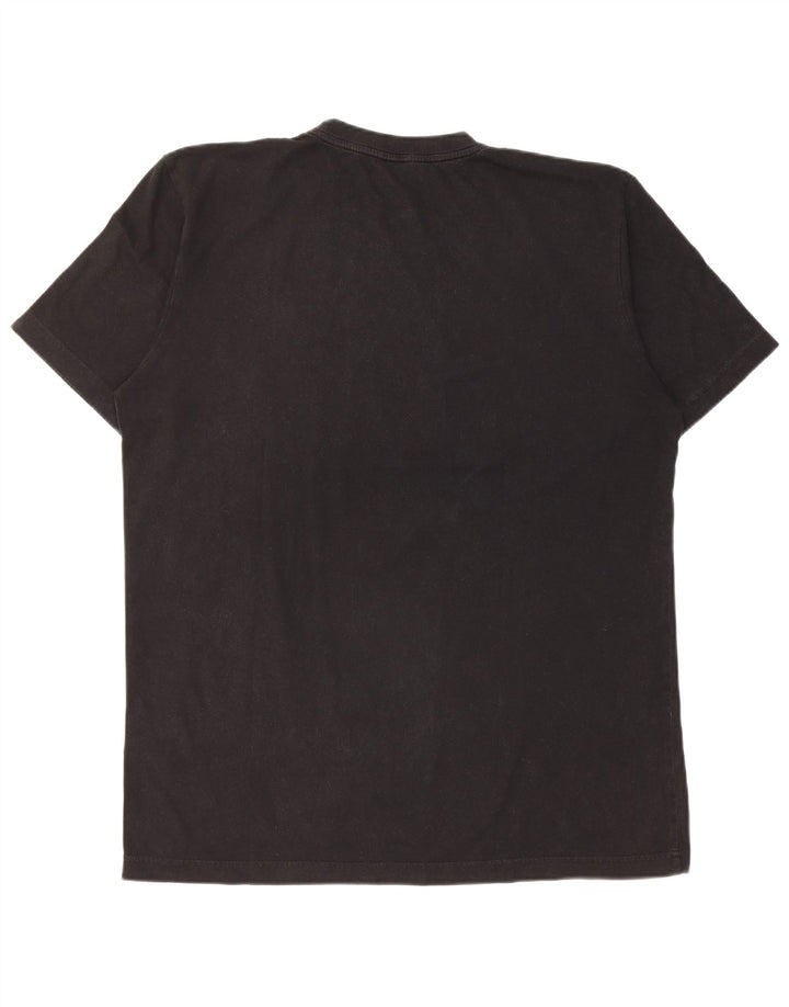 Camiseta masculina Hugo Boss grande algodão preto