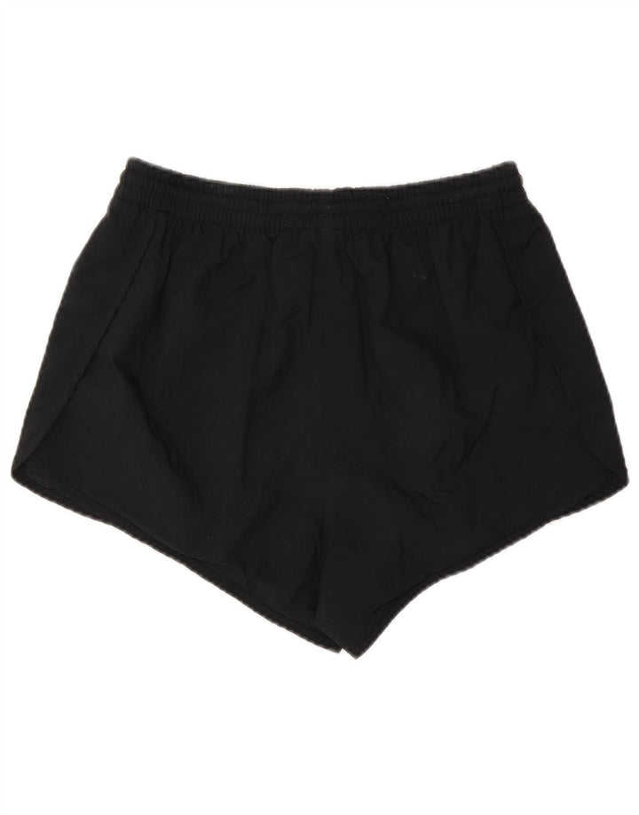 Shorts esportivos femininos Adidas UK 12 poliéster preto médio