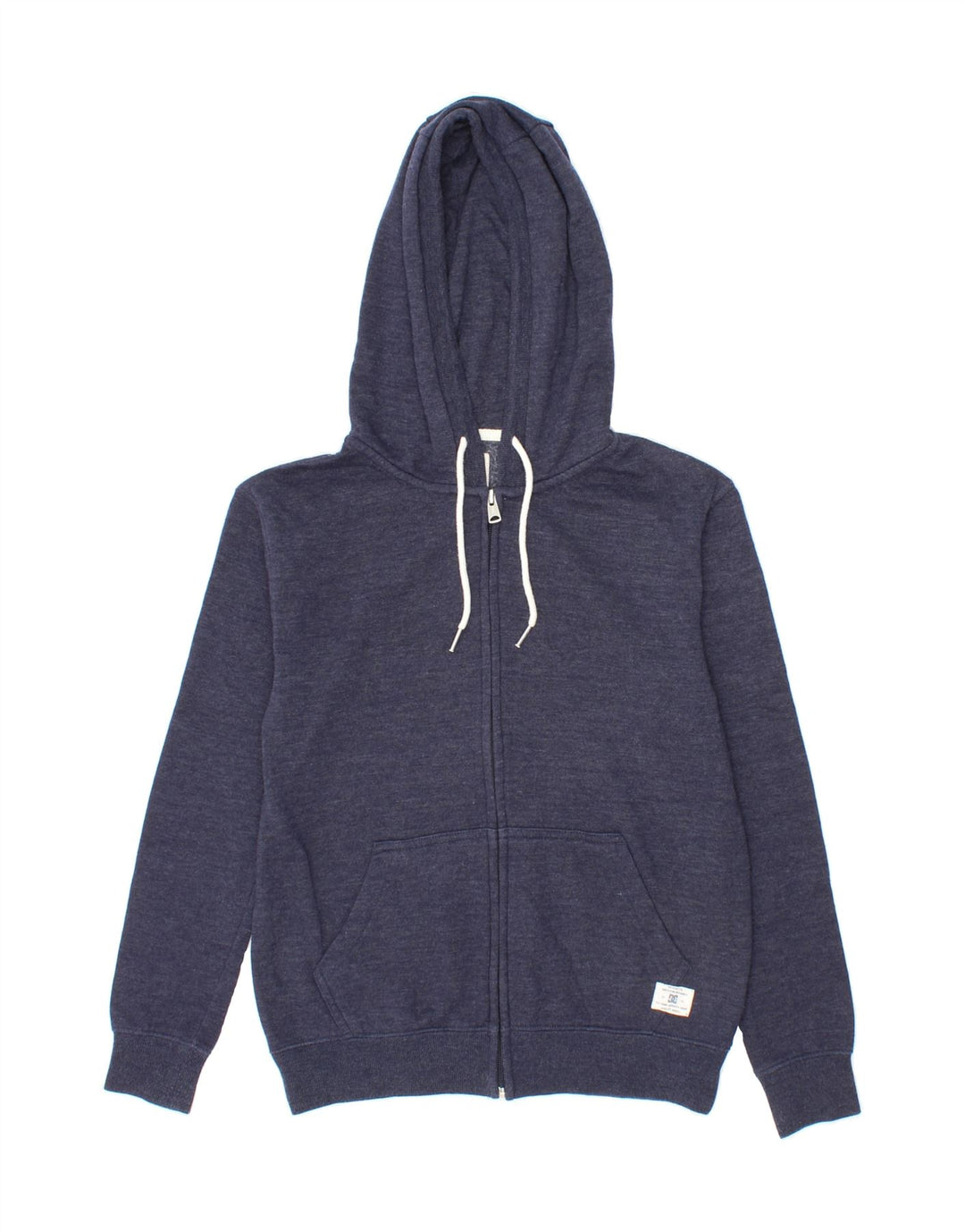 DC Boys Zip Hoodie Sweater 10-11 Years XS Navy Blue Cotton Vintage DC and Second-Hand DC from Messina Hembry 