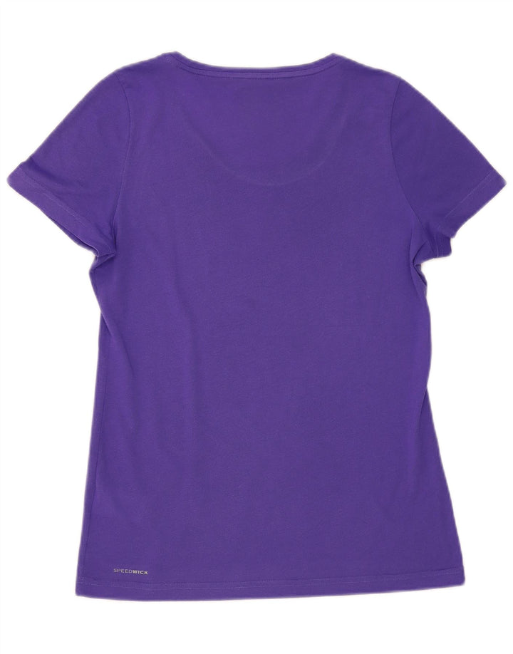 Camiseta feminina Reebok Top UK 12 poliéster roxo médio