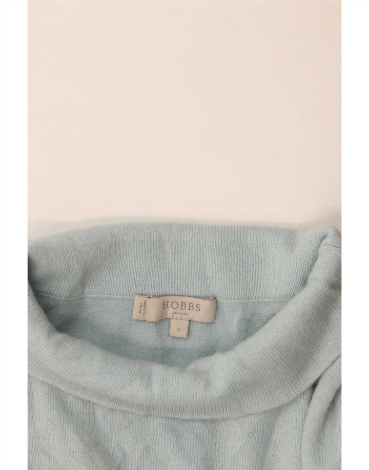 Suéter feminino com gola redonda Hobbs Reino Unido 10 pequeno azul