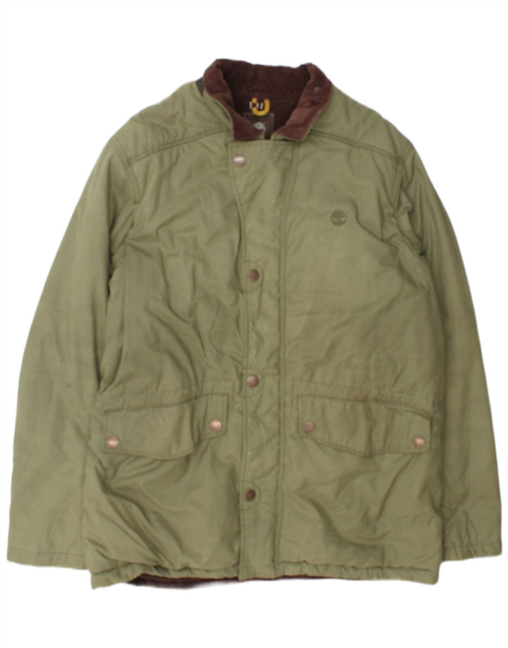 Jaqueta corta-vento masculina Timberland UK 42 XL verde