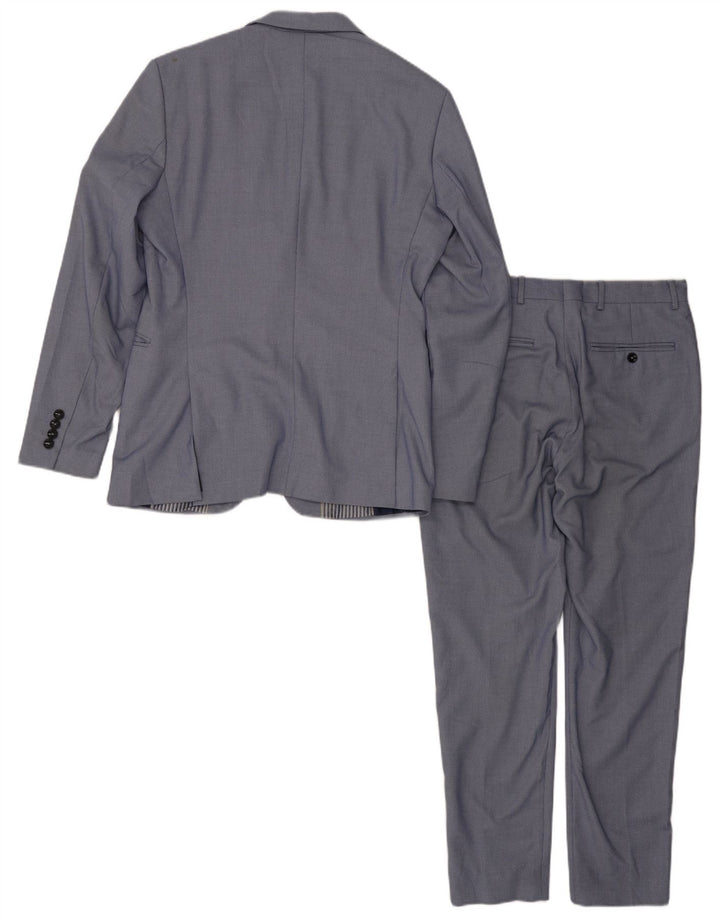 Terno masculino Zara com 2 botões UE 48 médio W32 L28 azul