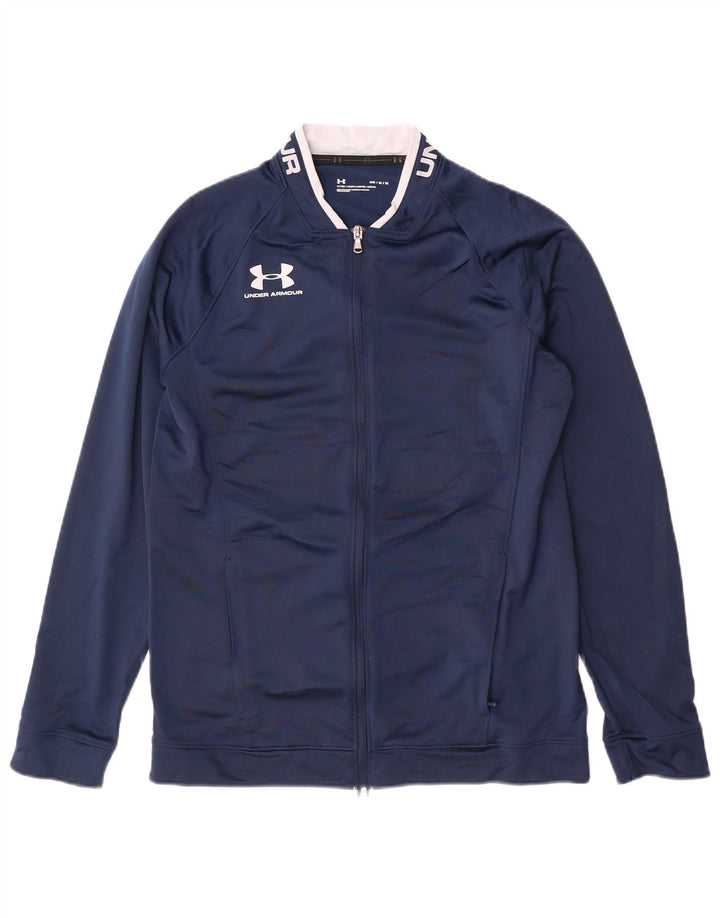 Under Armour Mens Graphic Tracksuit Top Jacket Médio Azul Marinho Poliéster