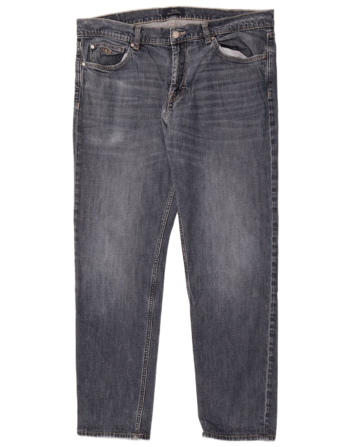 Harmont & Blaine Mens Slim Jeans W36 L31 Azul Algodão