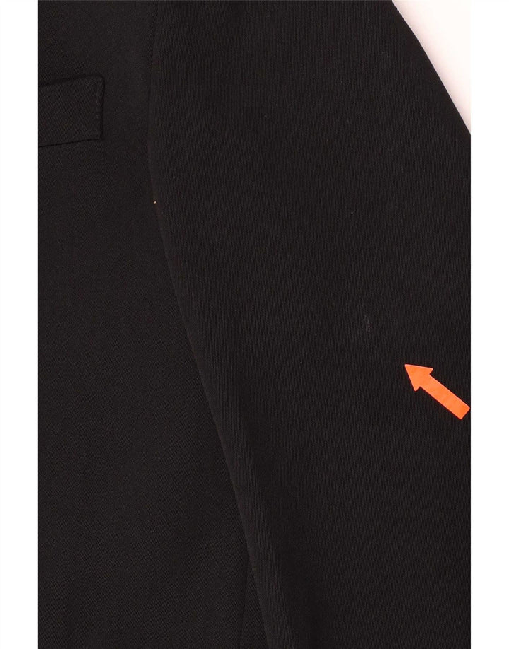 Jaqueta blazer vintage masculina com 3 botões 11-12 anos preta