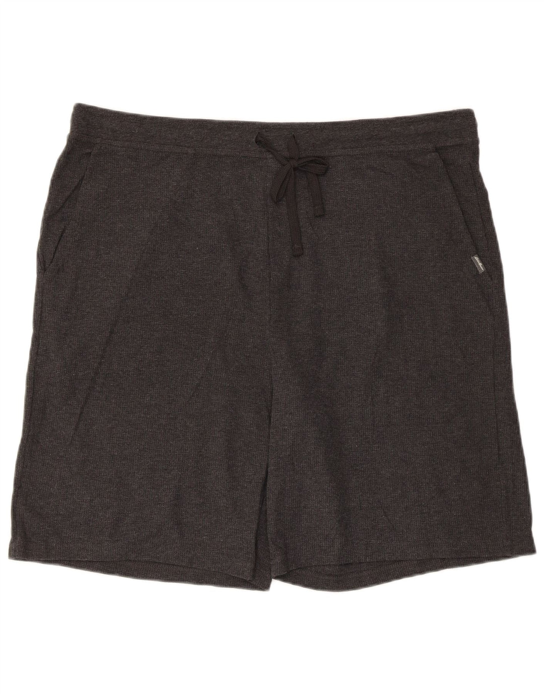 Eddie Bauer Mens Sport Shorts XL Algodão Cinza