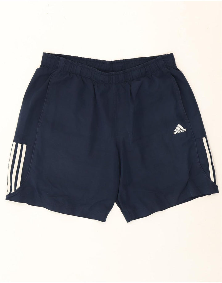 Adidas Mens Climalite Sport Shorts XL Navy Blue Polyester