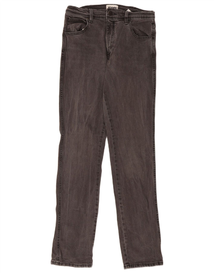 Wrangler Masculino Texas Slim Jeans W32 L34 Cinza Algodão