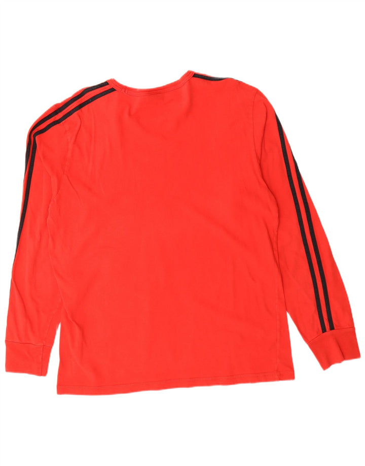 Top gráfico masculino LEE manga comprida 2XL vermelho