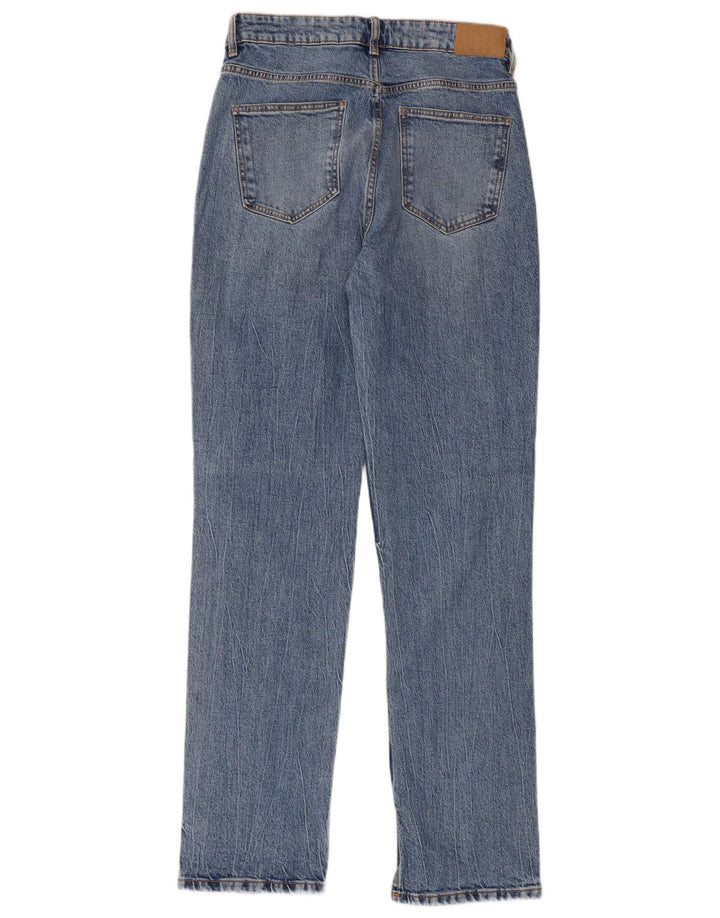 Zara Jeans Cônicos Femininos EU 40 Médio W30 L32 Azul