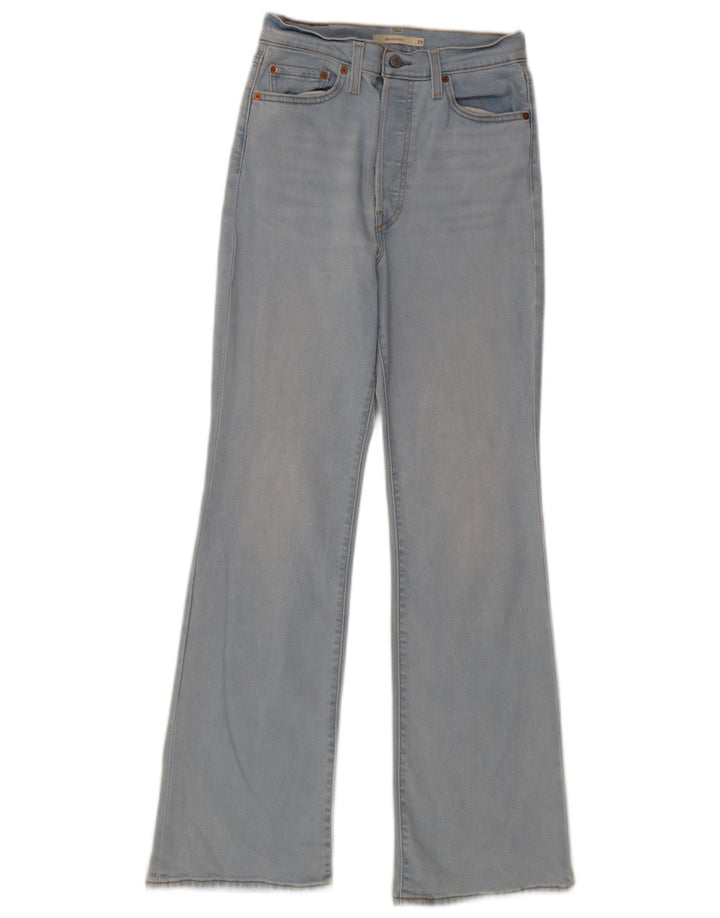 Jeans feminino Levi's Ribcage Bootcut W29 L32 azul algodão