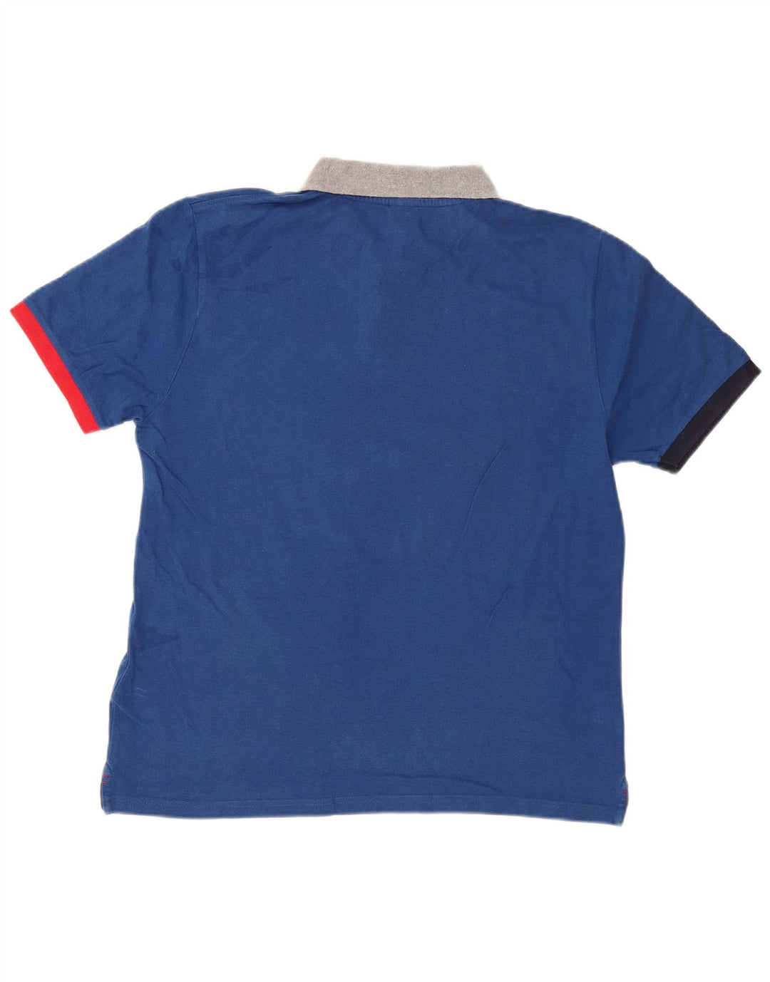 Camisa polo masculina North Sails Regular Fit médio azul marinho algodão colorblock